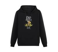MIJUE Lord Of The Drinks One Beer To Rule Them Hoody Unisex Long Sleeve Hooded with Pocket Black L