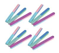 MiJunHD 12 Pcs/Pack Nail File 7 Sides Grinding Buffer Emery Board Nail Care Manicure Pedicure Tool for Nail Trimming Polishing Shining