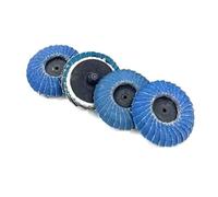 MiJunHD 2 inch 50mm Zirconia Curved Flap Discs, 4Pcs 80 Grit Abrasives Grinding Wheel for Cleaning Welds, Finishing Deburring of Irregular Surfaces
