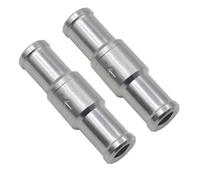 MiJunHD 2PCS 12mm One Way Aluminium Fuel Valve, Non Return Check Valve Suitable for Petrol Diesel Oil Water,for Car Carburettor Low Pressure Systems