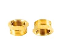 MiJunHD 2PCS Brass Reducer Connector | BSP Female Thread G 1/2 ≈ 20mm to Male Thread G 3/4 ≈ 26mm | Pipe Thread Reducing Joint Plumbing Adapter for Pipe Connection Converting