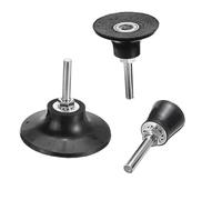 MiJunHD 3 Pieces 1'', 2'', 3'' Sanding Disc Pad Holder Set, 6mm Mandrel Quick Change Grinding Backing Pad for Die Grinder Rotary Tool