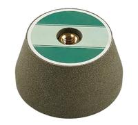 MiJunHD 3inch 75mm Stone Grinding Wheel Flaring Cup Wheel Angle Grinder Diamond Polishing Wheels for Granite Marble Tile Trimming 1Pc (Curved Surface 100 Grit)