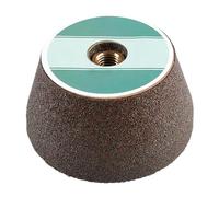 MiJunHD 3inch 75mm Stone Grinding Wheel Flaring Cup Wheel Angle Grinder Diamond Polishing Wheels for Granite Marble Tile Trimming 1Pc (Flat Surface 50 Grit)