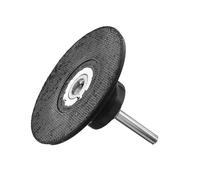 MiJunHD 3inch Roll Lock Disc Pad Holder, 6mm Mandrel Quick Change Sanding Discs Backer Grinding Backing Pad for Die Grinder Rotary Tool (1 Piece）