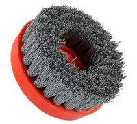 MiJunHD 4inch Angle Grinder Cleaning Brush Nylon Silicone Carbide Circular Antique Abrasive Brush Stone Polishing for Granite Marble(M14 Thread, Grit 2000)