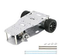 MiJunHD 4WD Drive Wheel Robot Car R3 Robotic Chassis Kit Aluminum Alloy Hall Encoder RC Tank ROS Programmable STM32 Smart Robot Cars DIY Kit (Differential Chassis)