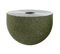 MiJunHD 50mm M10 Angle Grinder Stone Grinding Wheel Diamond Polishing Wheel for Stone Pebble Granite Marble Tile Engraving Stones Inner ARC Grinding 1Pc (Mushroom Head 100 Grit)