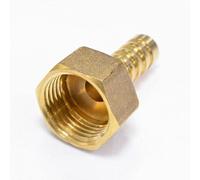 MiJunHD 6X Brass Pipe Fitting 10mm Hose Barb Tail 1/4'' BSP Male Female Connector Joint Copper Coupler Adapter