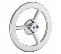 MiJunHD 80mm Safe High-Speed Flywheel Aluminum Alloy Smart Car Wheel with 6mm Flange Coupling for Balancing Cubes and Balancing Bikes 1Pc