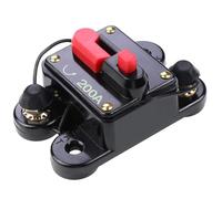 MiJunHD Circuit Breaker 200A Home Solar System Waterproof Reset Fuse Inverter 12V 24V 48VDC for Solar Home System Overload Protection