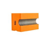 MiJunHD Concave Electroplated Diamond Sanding Block, 100 Grit Curved Polishing Pad for Grinding Trimming Granite Marble Glass Stone Tile Wood (1 Piece)