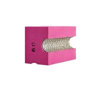 MiJunHD Concave Electroplated Diamond Sanding Block, 60 Grit Curved Polishing Pad for Grinding Trimming Granite Marble Glass Stone Tile Wood (1 Piece)