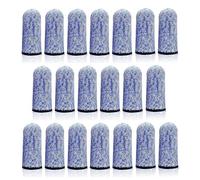 MiJunHD Cut Resistant Finger Cot,20 Pcs Reusable Finger Protector Breathable Anti Cutting Non Slip Finger Sleeve Protection Cot for Work,Garden,Kitchen,Sculpture (Blue)