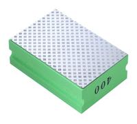 MiJunHD Diamond Hand Polishing Pads Block Diamond for Tile Glass Abrasive Grinding Pad Stone Marble Ceramic Abrasive Sanding Disc 400#