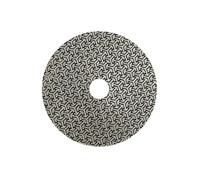 MiJunHD Electroplated Diamond Sanding Paper Sheet Pad,100Grit 3inch 75mm Grinding Sandpaper Pad Hook and Loop Backing for Metal Glass Porcelain Ceramic Hand Polishing & Trimming (1 Piece)