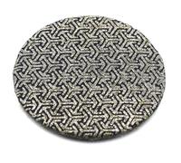 MiJunHD Electroplated Diamond Sanding Paper Sheet Pad,200Grit 2inch 50mm Grinding Sandpaper Pad Hook and Loop Backing for Metal Glass Porcelain Ceramic Hand Polishing & Trimming (1 Piece)