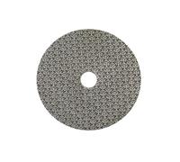 MiJunHD Electroplated Diamond Sanding Paper Sheet Pad,400Grit 4inch 100mm Grinding Sandpaper Pad Hook and Loop Backing for Metal Glass Porcelain Ceramic Hand Polishing & Trimming (1 Piece)