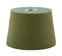 MiJunHD M10 Angle Grinder Stone Grinding Wheel Silicon Carbide Polishing Wheel for Granite Marble Tile Metal Trimming 1Pc (Horn-Shaped 200 Grit)