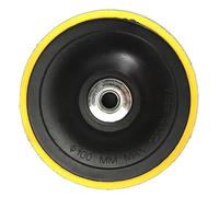 MiJunHD M10 Thread Hook and Loop Backing Pad, 4inch/100mm Self-adhesive Sanding Disc Backing Pad Angle Grinder Polisher Backer Plate for Polishing Sanding Buffing (1 Piece)