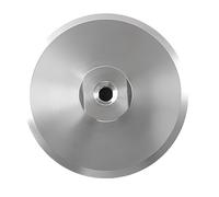 MiJunHD M14 Thread 4inch/100mm Aluminum Thickened Backer Pad, Self-adhesive Hook and Loop Backing Pad for Angle Grinder Sander Sanding Disc Holder (1 Piece)