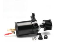 MiJunHD Oil Catch Can,Universal Aluminum 3-Port Engine Oil Catch Can Reservoir Tank with Breather Filter & Drain Valve