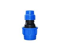MiJunHD PE Pipe Reducing Straight Connector,50mm to 32mm Reducer Coupler Connection Plastic Quick Fittings for Garden & Agriculture Watering (1 Piece)