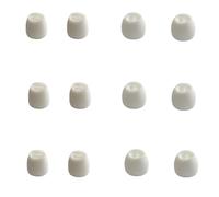 Mijusun Extra Small (XS) Silicone Earbuds Tips for Small Ear Canal, 6 Pairs Universal Replacement Tips fit 4.0mm-6mm Nozzles - Comfort Fit (White)