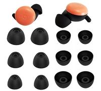 Mijusun Replacement Ear Tips for Google Pixel Buds 2/A, Soft Silicone, Sound Isolating Design, Black