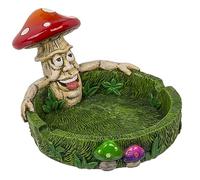 MIK funshopping Ingenious Alien Ashtray, Space Ashtray makes every smoking experience an intergalactic adventure! Transforms any room into your personal universe! (Mushroom colourful stoned)