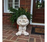 MIKA Flower Pot, Funny Face Sculpture Family Flower Vase,Creatives Human Shape Funnys Expression Flower Pot For Home Garden Plant Outdoor Yard Decoration, 5.91x4.72x4.33 Inch
