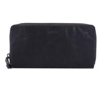 Mika Wallet Leather 19.5 cm blue