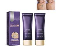 Mikabila 74ml*2pcs Scar Tattoo Concealer,Cover Cream for Spider Veins, Concealer Cream, Tattoo Cover Make-Up, Leg Make-Up, Professional Waterproof Mild Hidden Spots Birthmarks Makeup Masking Cream