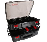 Mikado Jaws Two Compartment Lure Box Clear 47 x 34 x 19 cm