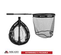 Mikado MFT Floating Foldable Landing Net - Extendable Handle 135cm - Fishing Net
