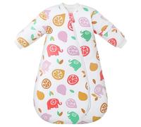 MIKAFEN Baby Sleeping Bag Long Sleeves Winter 3.5Tog 100% Organic Cotton Sleeping Bag (28-32in/6-14 Months)