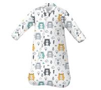 MIKAFEN Baby Winter Sleeping Bag - Organic Cotton, 3.5 Tog, Various Sizes from Birth to 4 Years