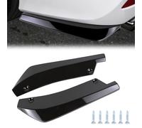 Mikako 2PCS Car Rear Bumper Diffuser Spoilers, Anti-Collision Front Bumper Canard Protector, Rear Bumpers Guard Diffuser Splitter Side Skirt Lip Body Kit, Exterior Car Accessories Decoration