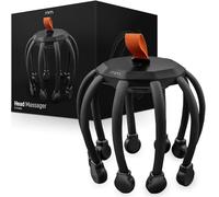 MikaMax Head Massager, Electric Head Massager, 360° Massage with 10 Arms, 3 Modes, USB-C LED Display, Easy to Put on and Relax, Auto-Off Function, Ideal Relaxation