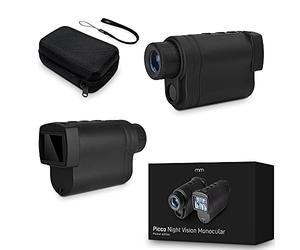Mikamax - mm Picco Night Vision Monocular - Monocular for Hiking Birdwatching Hunting Camping Wildlife, Nature