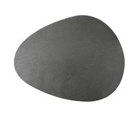 Mikasa 4pc PU Pebble Placemats, Slate Grey, 38cm x 30cm, Tagged