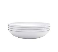 Mikasa 5191829 Delray 9-Inch Pasta Bowl, Set of 4, Bone China, White