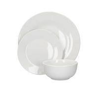 Mikasa Dinnerware Set - Alexis - 12-Piece Porcelain, White - Gift Boxed