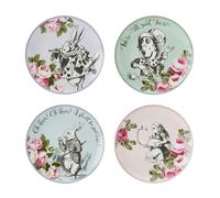 Mikasa And The V&a Alice In Wonderland Bone China Side Plates, Set Of 4, 21Cm
