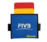 MIKASA Boys' Vk Volleyball Referee Cards, Red/Yellow, 4
