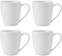 MIKASA Chalk 4pc Porcelain Mug Set, 380ml, Gift Boxed