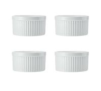 Mikasa Chalk 4pc Porcelain Ramekin Set, 10cm, Gift boxed