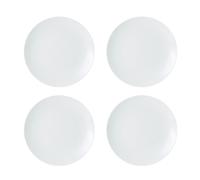 Mikasa Chalk Porcelain Dinner Plates Set Of 4 27cm White