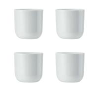 Mikasa Chalk Porcelain Egg Cups, Set of 4, White, 5cm - White - Porcelain - Egg Cup