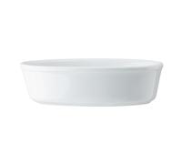 Mikasa Chalk Porcelain Oval Pie Dish, 18cm, Labelled